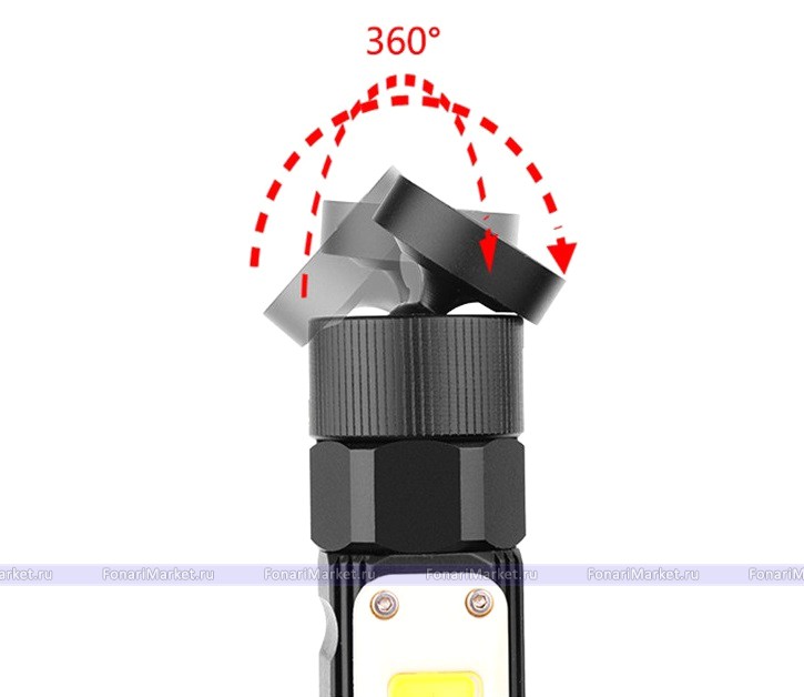 Ручные фонари - Фонарь с магнитом Поиск P-Z02 USB XPG+COB