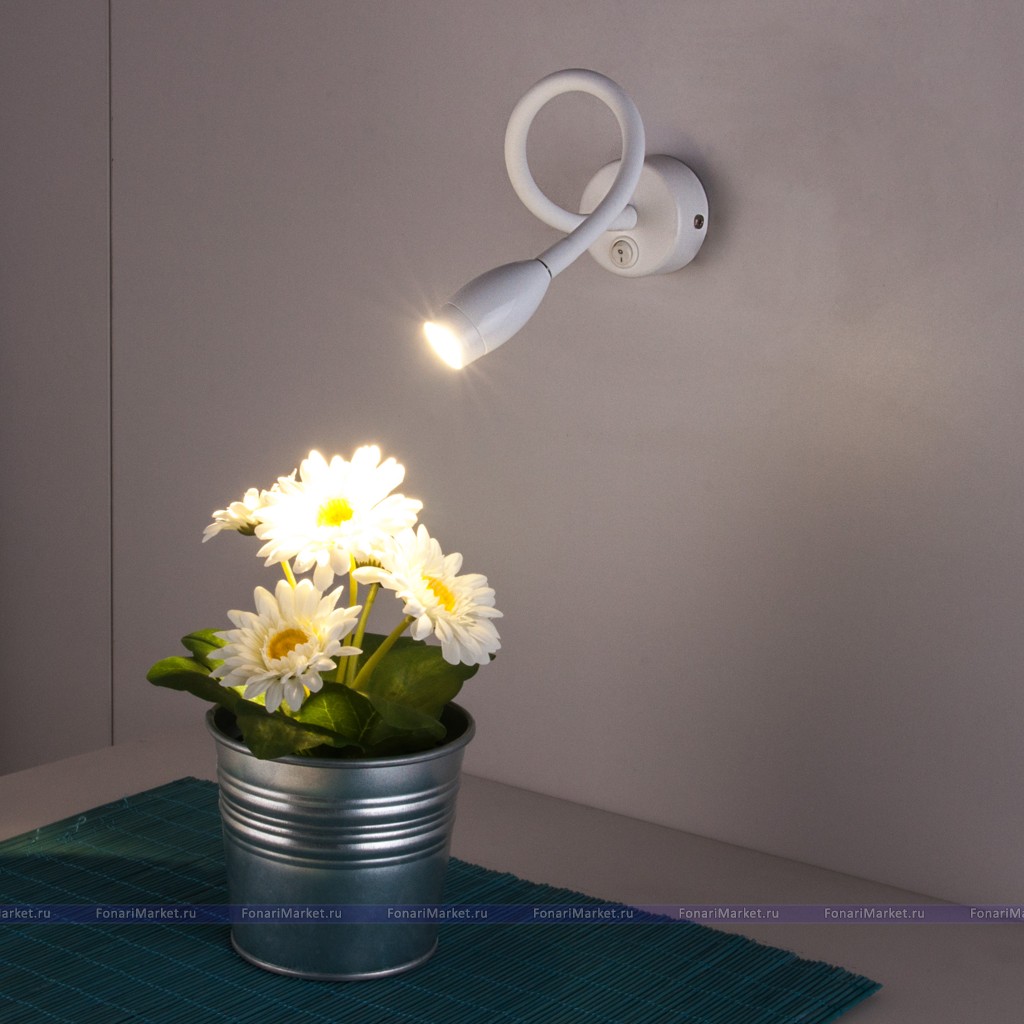 Настенные светильники - Гибкая настенная LED подсветка Band 1020 белый
