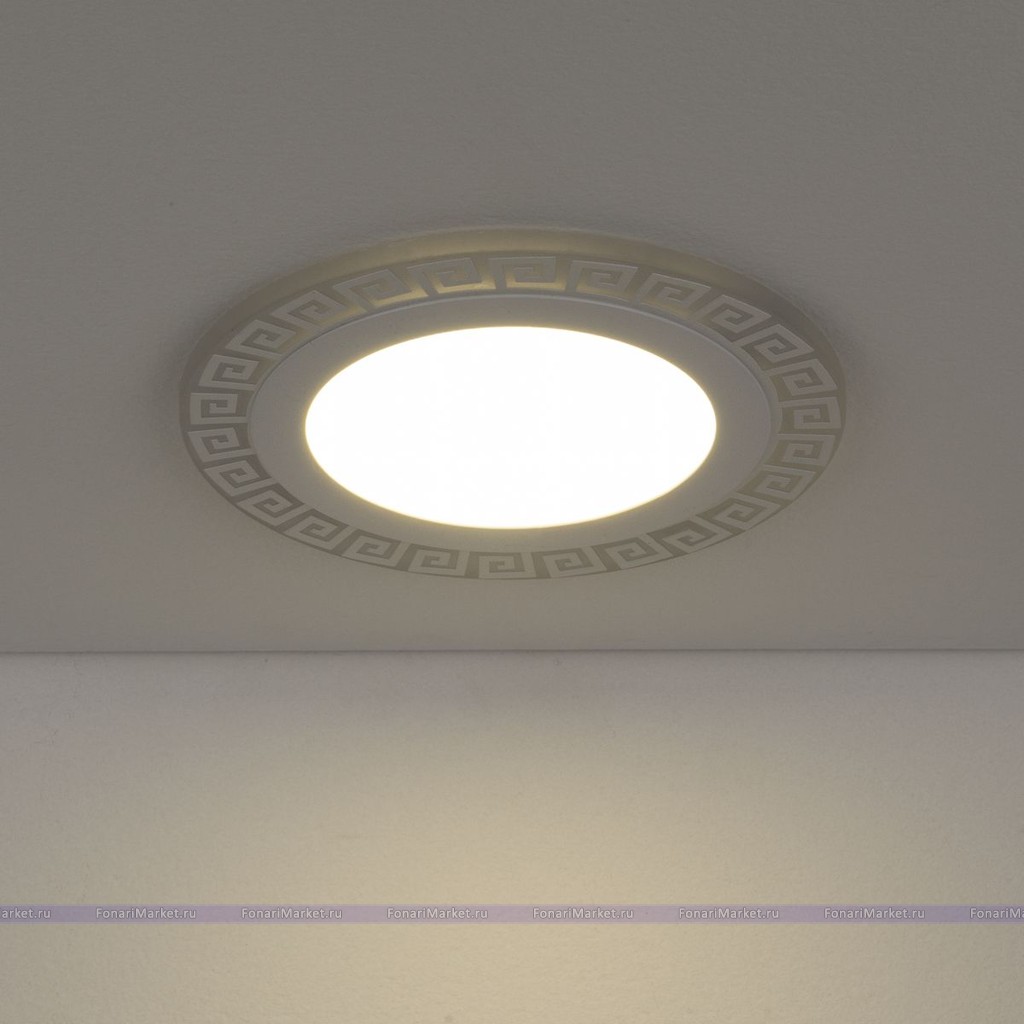 Потолочные светильники - Встраиваемый потолочный светильник DSS002 12+6W