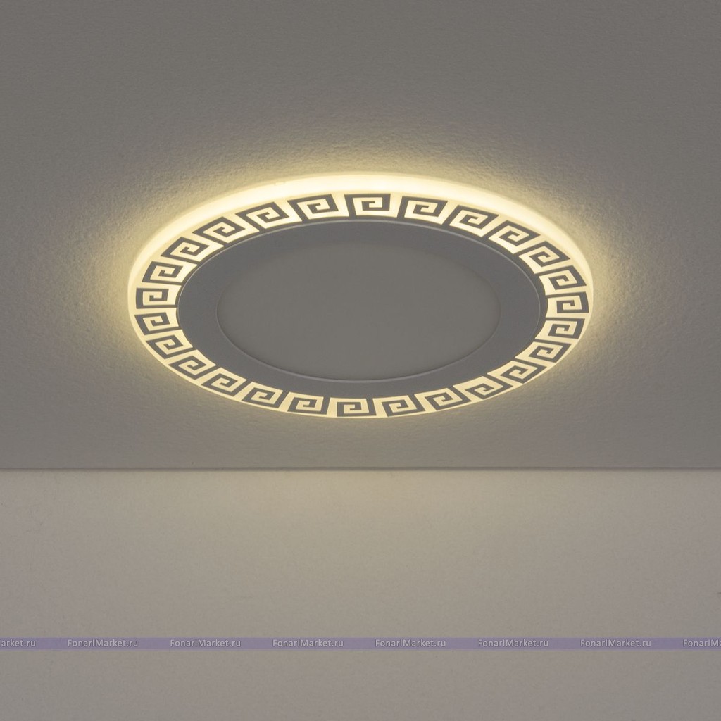 Потолочные светильники - Встраиваемый потолочный светильник DSS002 12+6W