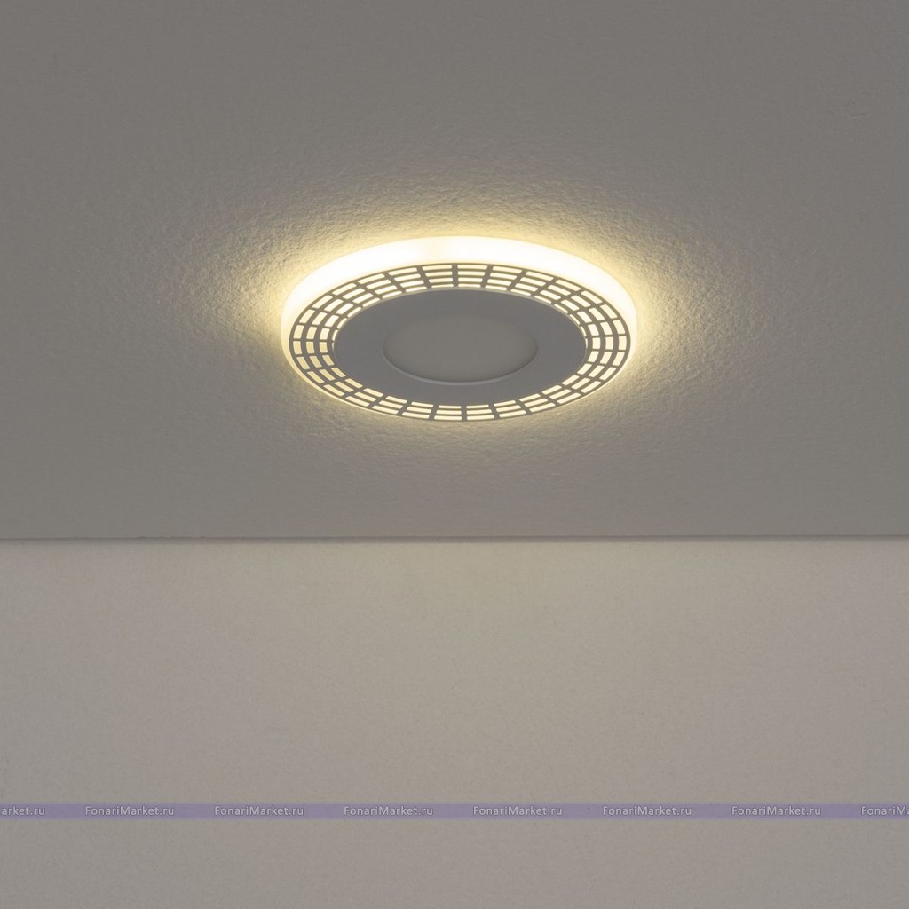 Потолочные светильники - Встраиваемый потолочный светильник DSS001 3+3W