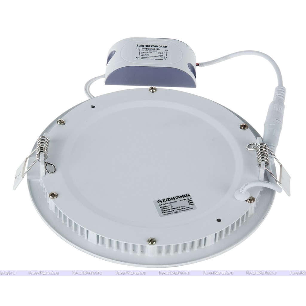 Потолочные светильники - Встраиваемый потолочный светильник DLR004 12W