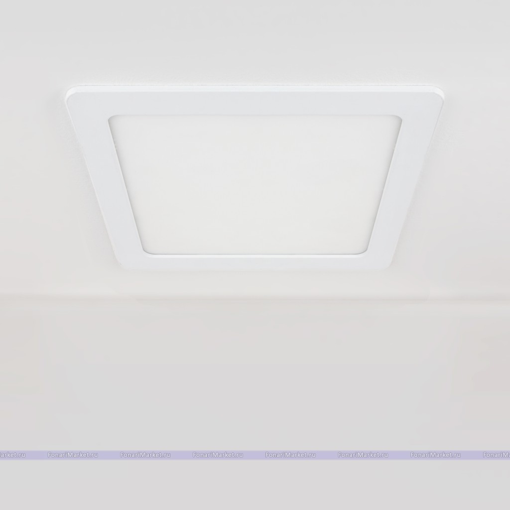 Потолочные светильники - Встраиваемый потолочный светильник DLS003 24W