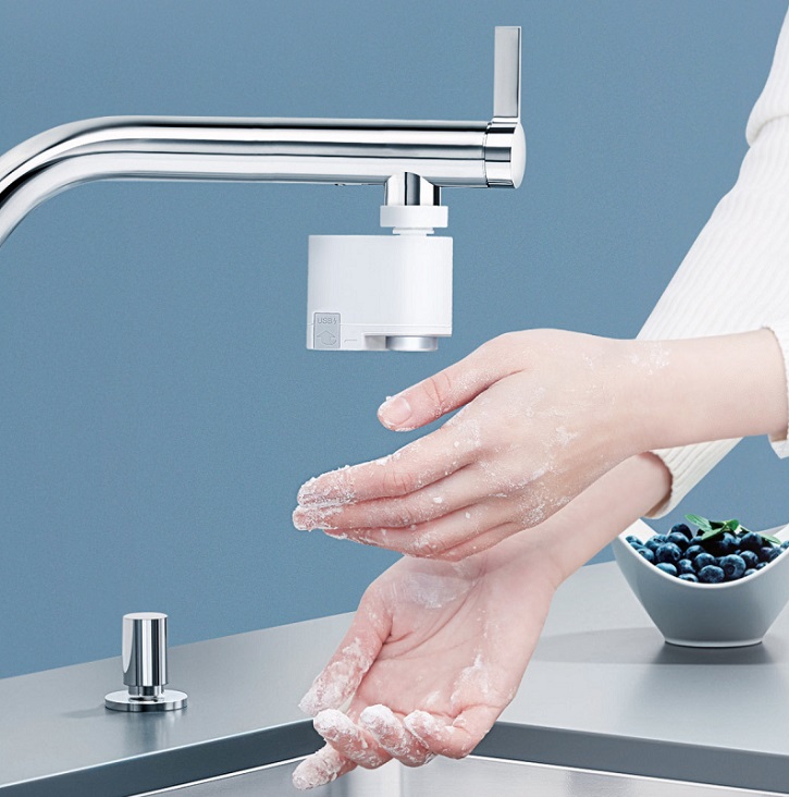 Бытовая техника Xiaomi - Водосберегающая насадка для крана Xiaomi Induction Home Water Sensor