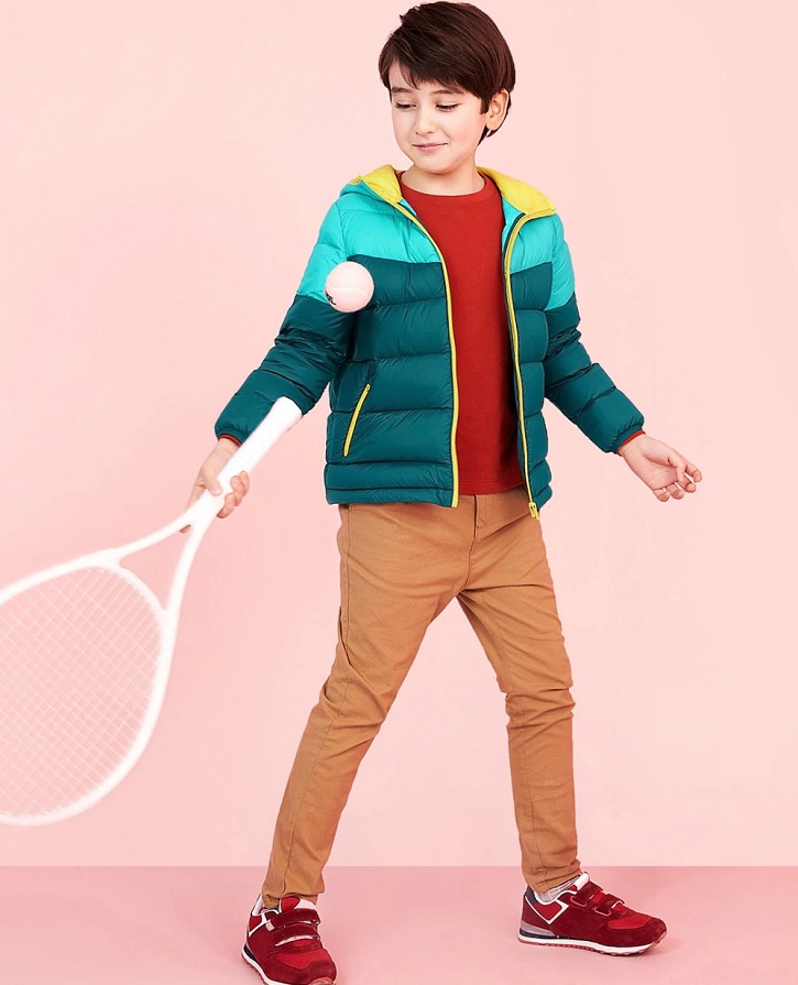 Одежда и обувь Xiaomi - Куртка детская Xiaomi Uleemark Light Down Jacket 140/68 Blue