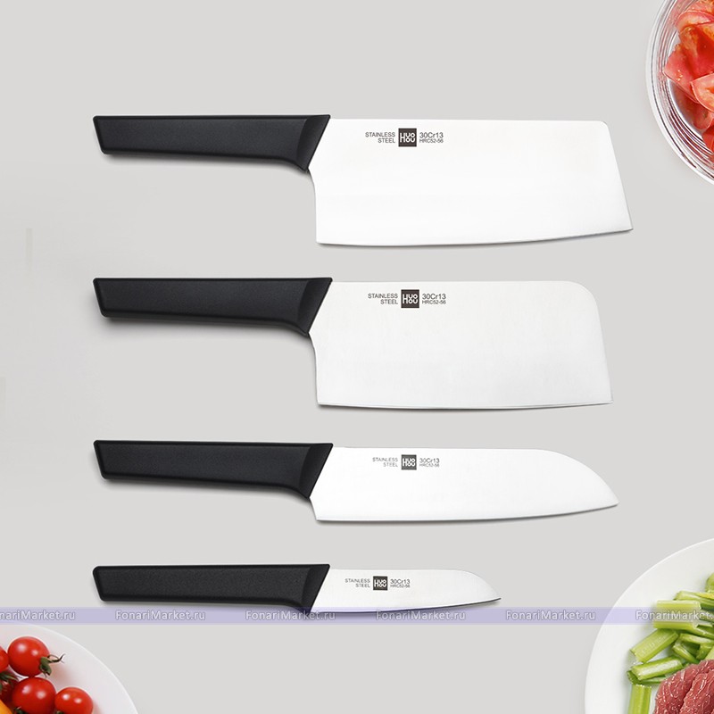 Аксессуары Xiaomi - Набор кухонных ножей Xiaomi Huo Hou Lite (6 шт.)