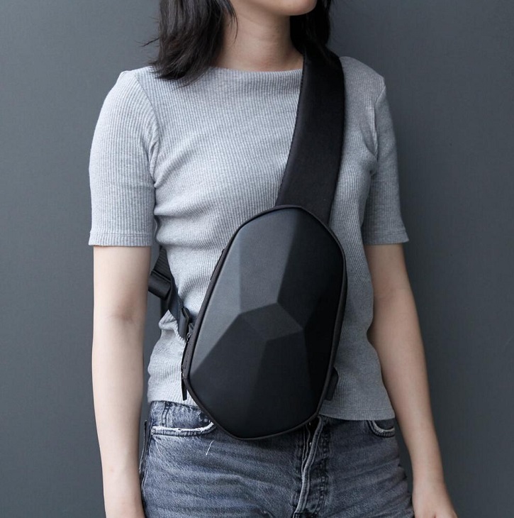 Рюкзаки Xiaomi - Рюкзак Xiaomi Beaborn Polyhedron PU Backpack USB Bag