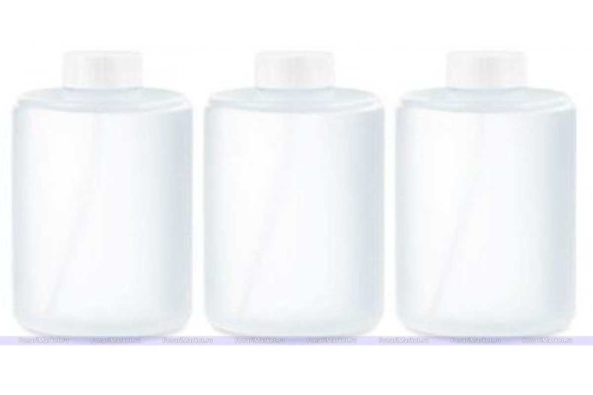 Аксессуары Xiaomi - Сменные блоки-насадки для дозатора Xiaomi Mijia Automatic Foam Soap Dispenser белый/розовый
