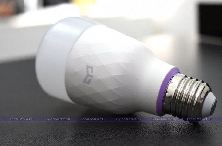 Умная лампочка Xiaomi Yeelight Smart Led Bulb Color White E27 10W. 