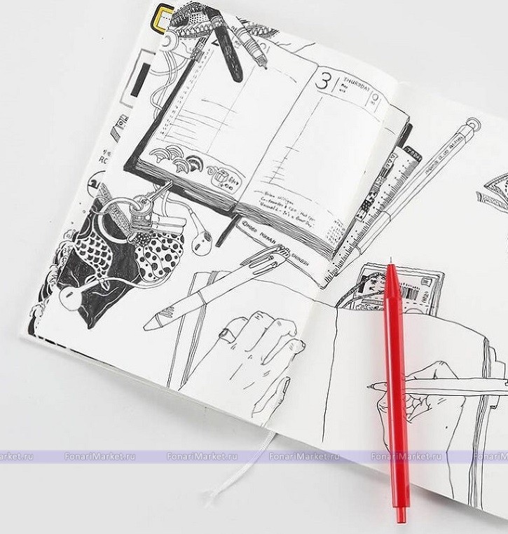 Аксессуары Xiaomi - Комплект гелевых ручек Xiaomi Radical Swiss Gel Pen (12 шт.)