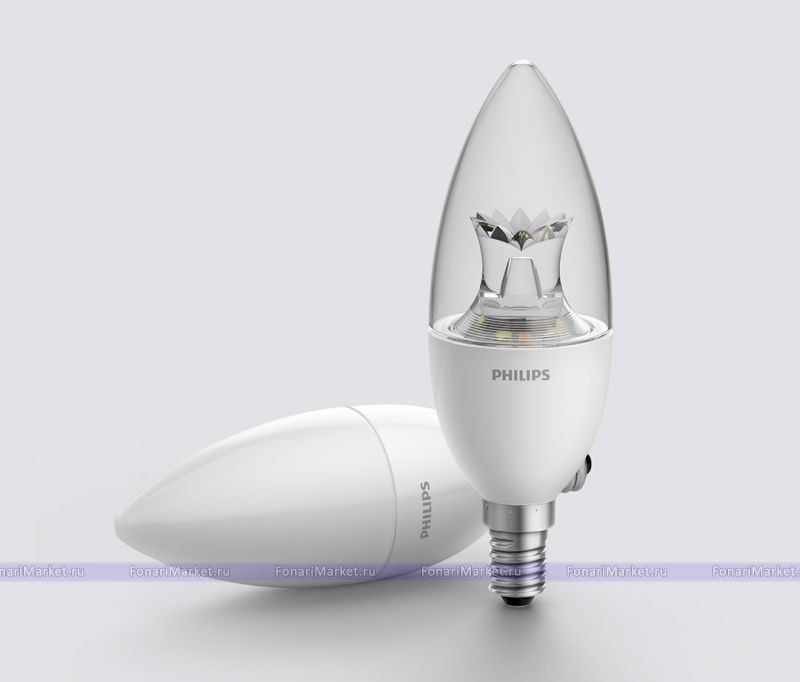 Умный свет Xiaomi - Лампочка Xiaomi Phillips Smart Led Bulb Candle E14