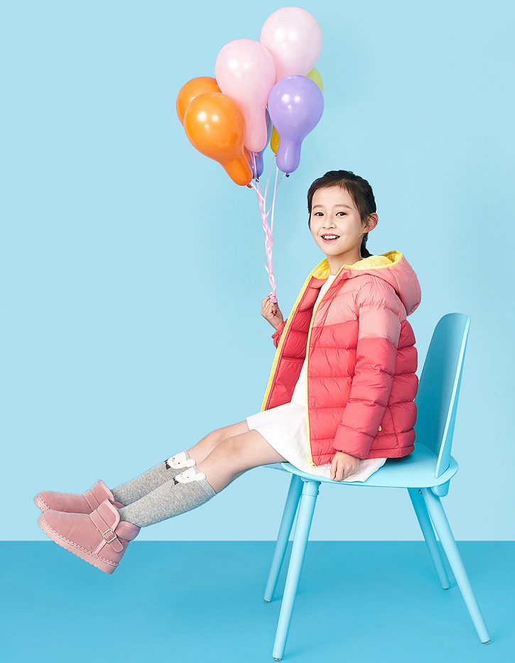Одежда и обувь Xiaomi - Куртка детская Xiaomi Uleemark Light Down Jacket 130/64 Pink