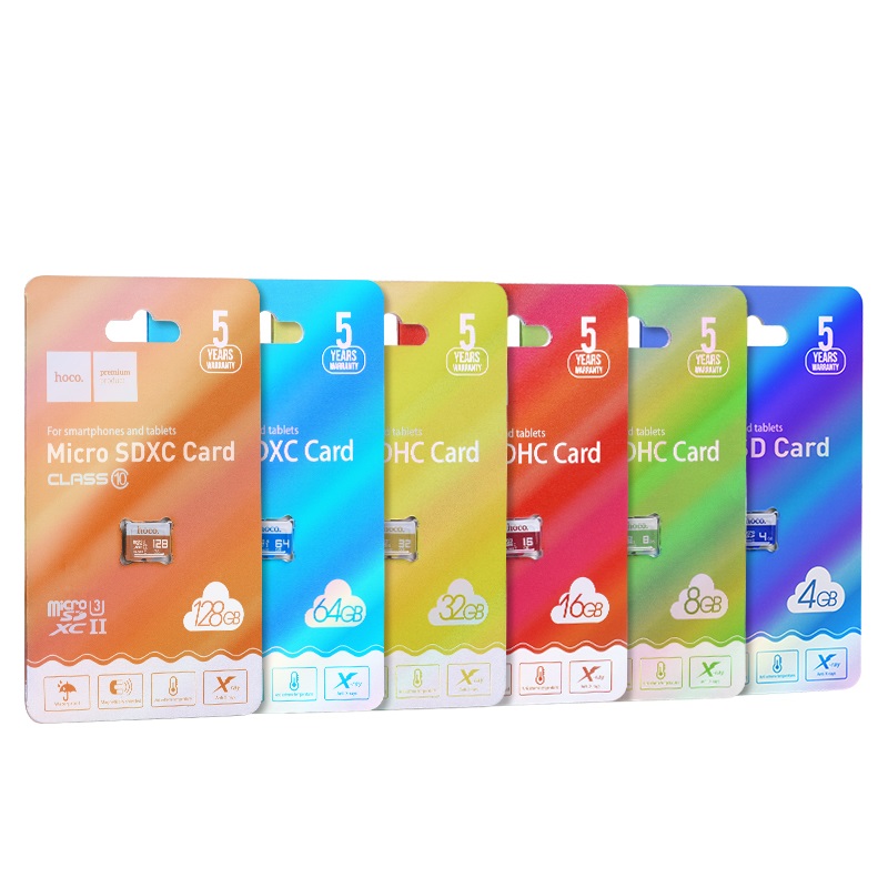 Карты памяти MicroSD - Высокоскоростная TF карта памяти Hoco micro-SD 8GB
