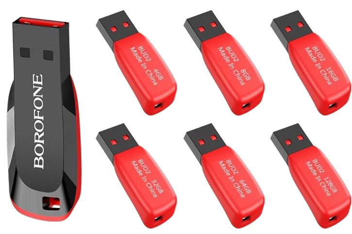 Флешки - Флешка USB Flash Drive Borofone UD2 128GB