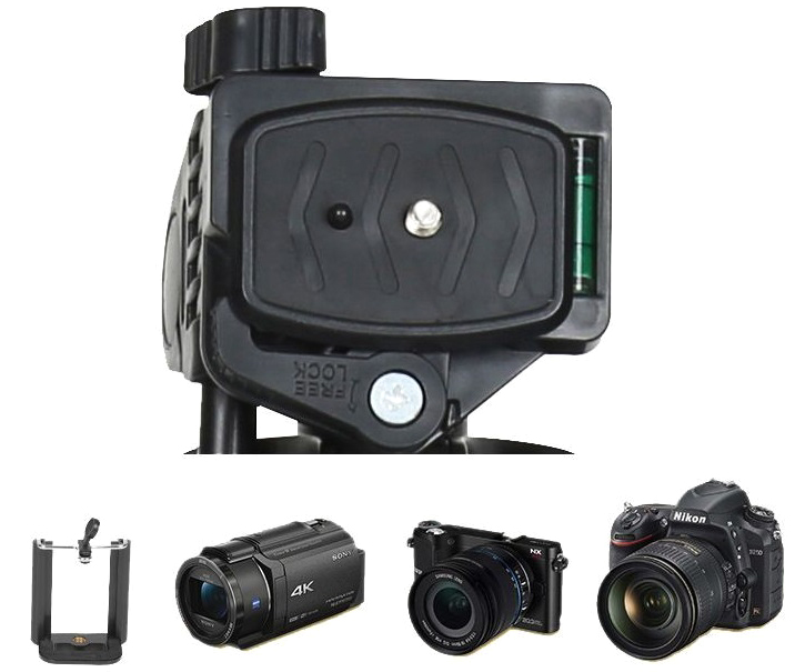 Штативы - Штатив для камеры и телефона Tripod 3366