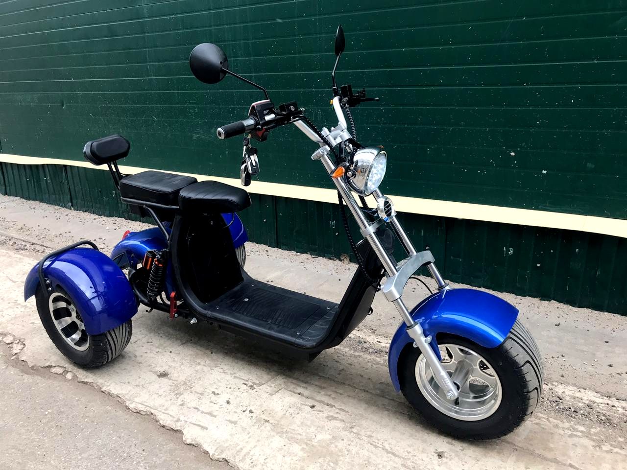 Товары для одностраничников - Электроскутер Citycoco Trike 2000W 20Ah 9.5''
