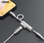 Кабели Remax - Enjoy series jack splitter AUX + LT cable RL-LA02i