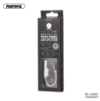 Кабели Remax - Enjoy series jack splitter AUX + LT cable RL-LA02i