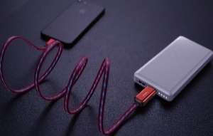 Кабели Baseus - Baseus Glowing Data cable USB For Lightning Black