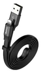 Кабели Baseus - Baseus Two-in-one Portable Cable（Android/iOS1.2M Black