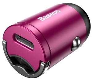 Автомобильные зарядки Baseus - Baseus Tiny Star Mini PPS Car Charge Type-C Port 30W Pink