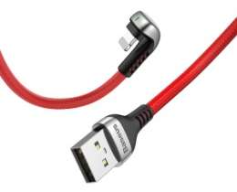 Кабели Baseus - Baseus Green U-shaped lamp Mobile Game Cable USB For iP 2.4A 1M Black