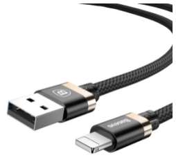 Кабели Baseus - Baseus Golden Belt Series USB Cable For IP 1M Black + red
