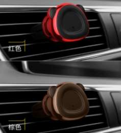 Автомобильные держатели Baseus - Baseus Bear magnetic car bracket Black