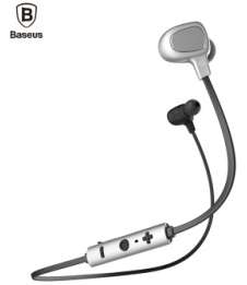 Наушники Baseus - Baseus B15 Seal Bluetooth Earphone Silver/White