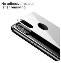 Защитные стекла Baseus - Baseus Full coverage curved tempered glass rear protector For iP 6.5寸 (2018) Gold