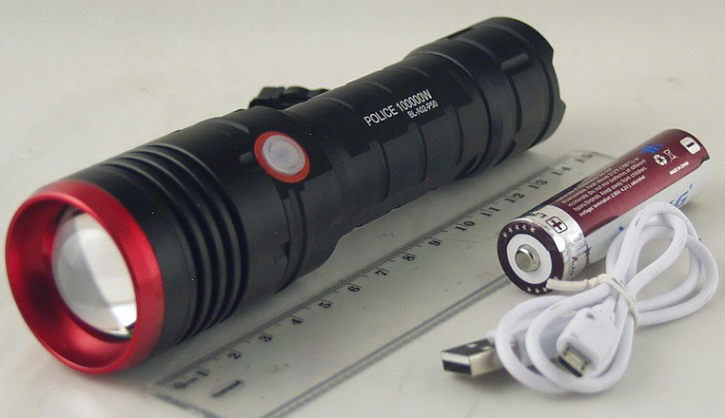 Ручные фонари - Аккумуляторный фонарь ручной BL-A02-P50 USB