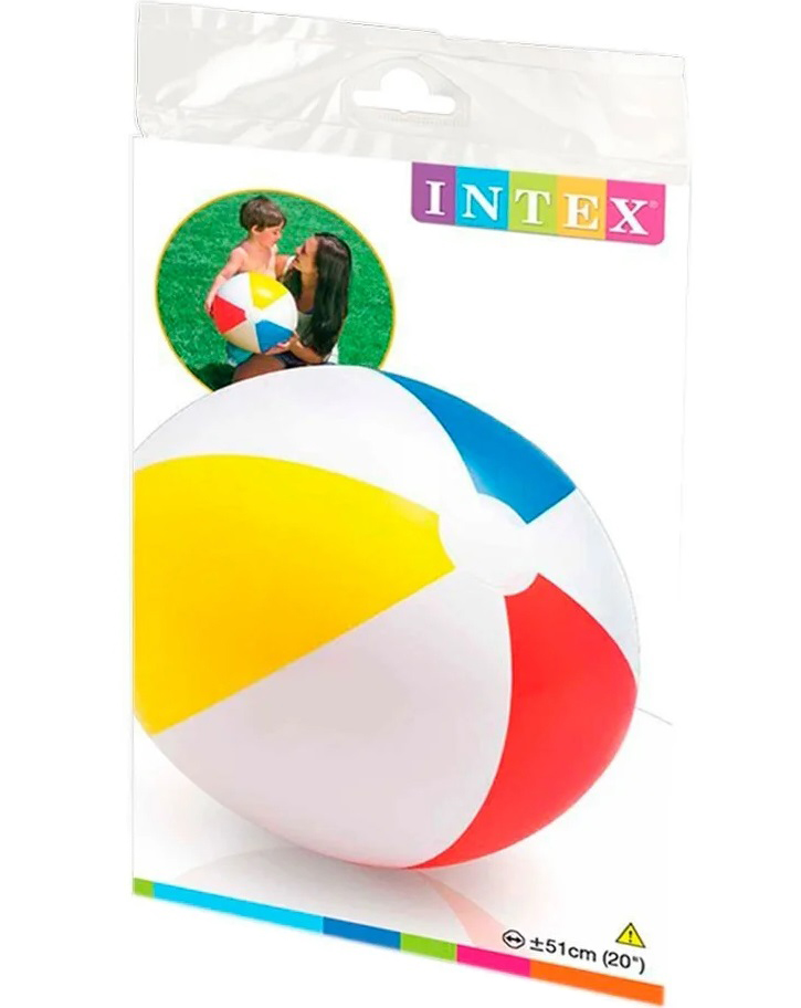 Водные игры - Мяч надувной Интекс (Intex) 51 см.