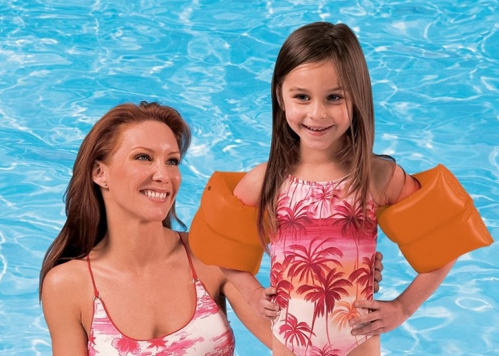 Водные игры - Нарукавники надувные для плавания от 3 до 6 лет