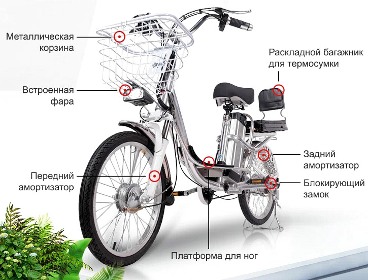Электровелосипеды - Электровелосипед для курьеров
