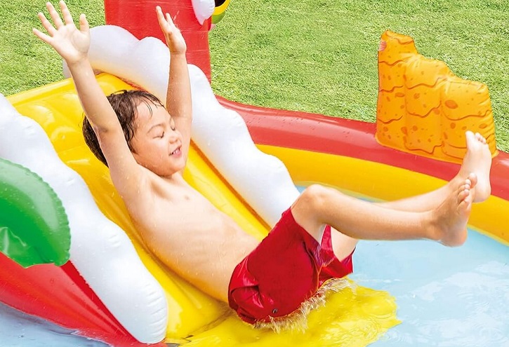 Водные игры - Детский надувной водный игровой центр Intex 196х170х107 см.