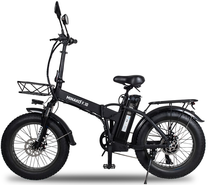 Электровелосипеды - Электровелосипед Minako F10 - Чёрный