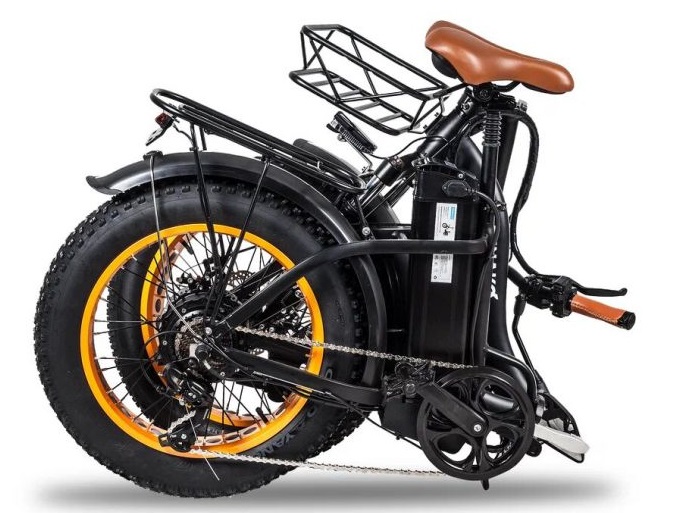 Электровелосипеды - Электровелосипед Minako F11 PRO - Оранжевый