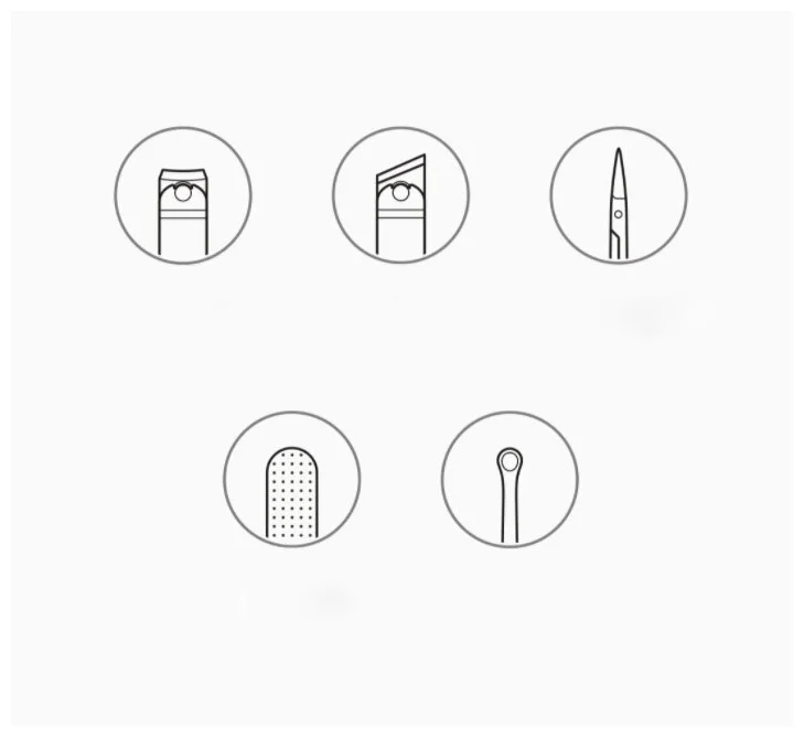 Аксессуары Xiaomi - Маникюрный набор Xiaomi Nail Clipper Five Piece Set