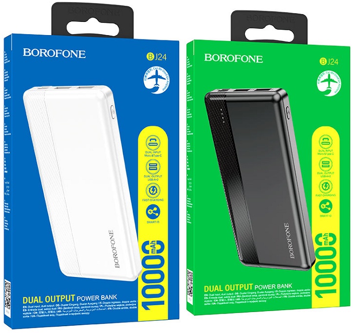 Power Bank аккумуляторы - Аккумулятор Power Bank Borofone BJ24 10000 mAh