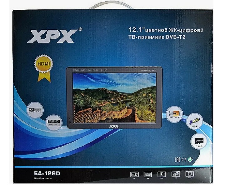 Автомобильные телевизоры - Автомобильный телевизор XPX EA-129D