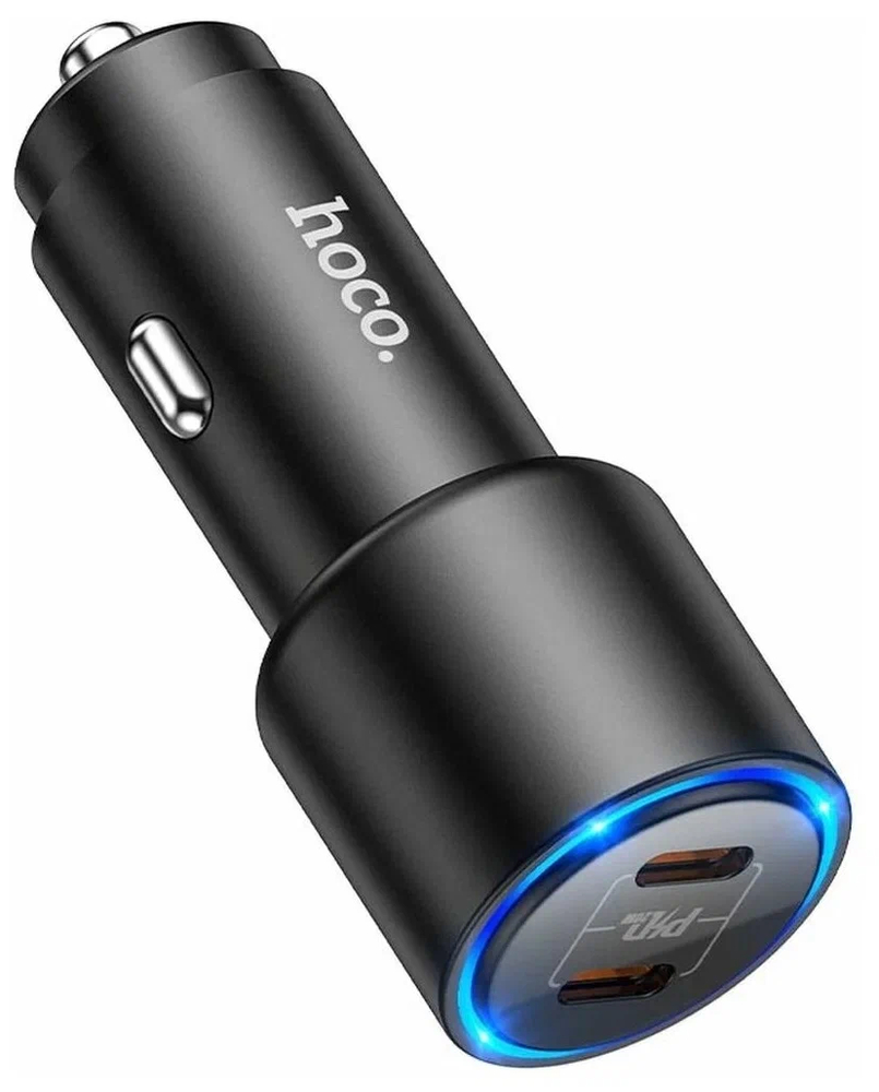 Зарядные устройства и кабели - Автомобильное зарядное устройство HOCO NZ3 Clear