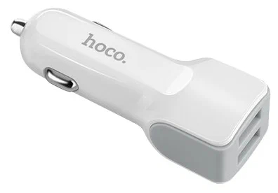Зарядные устройства и кабели - Автомобильное зарядное устройство HOCO Z23 grand style с кабелем