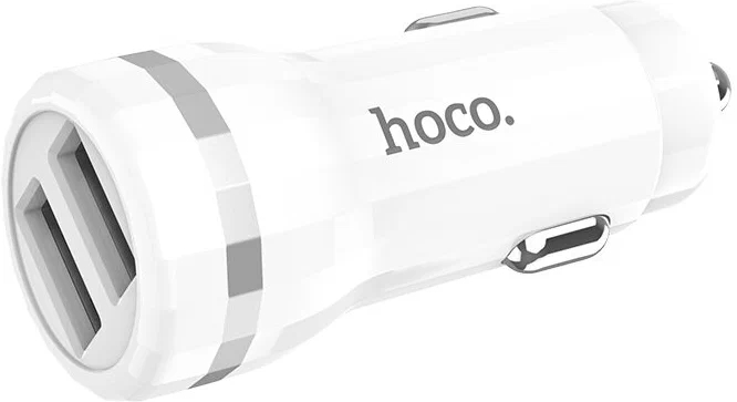 Зарядные устройства и кабели - Автомобильное зарядное устройство HOCO Z27 Staunch с кабелем