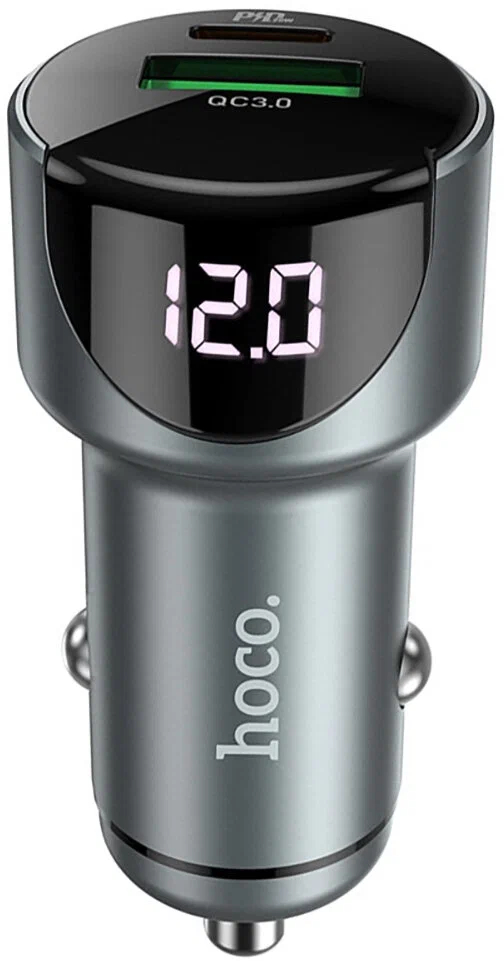 Зарядные устройства и кабели - Автомобильное зарядное устройство HOCO Z42 Light