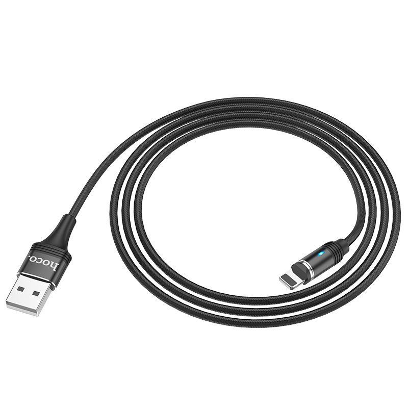 Зарядные устройства и кабели - Кабель USB HOCO U76 Fresh magnetic USB - Lightning магнитный 1.2 м