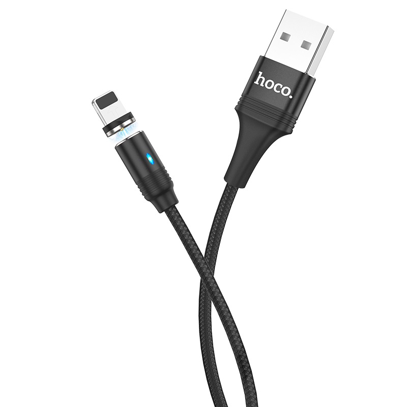 Зарядные устройства и кабели - Кабель USB HOCO U76 Fresh magnetic USB - Lightning магнитный 1.2 м