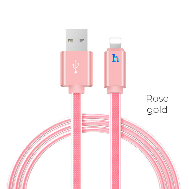 Зарядные устройства и кабели - Кабель USB HOCO UPL12 Metal Jelly USB - Lightning 2 м (разные цвета)