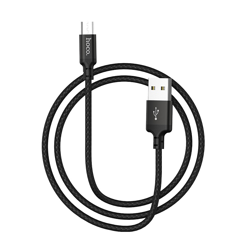 Зарядные устройства и кабели - Кабель USB HOCO X14 Times speed USB - MicroUSB 2 м, черный