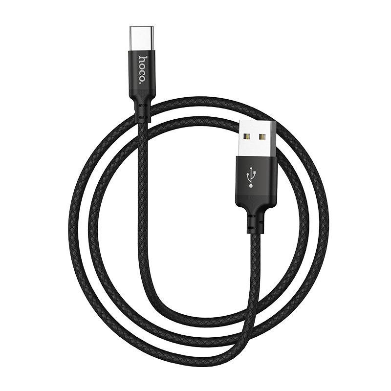 Зарядные устройства и кабели - Кабель USB HOCO X14 Times speed USB - Type-C 1 м, красный/черный