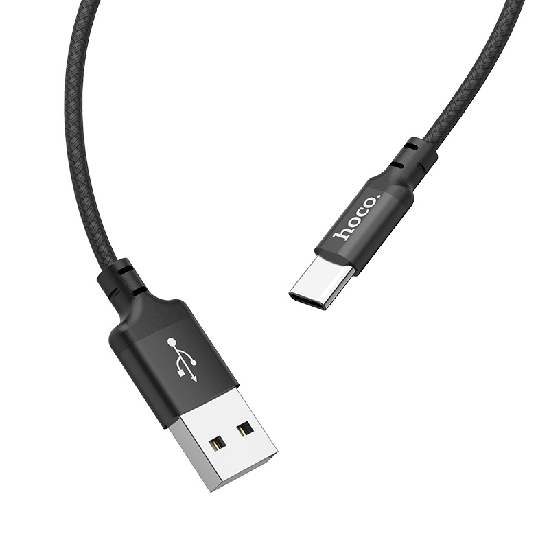 Зарядные устройства и кабели - Кабель USB HOCO X14 Times speed USB - Type-C 2 м, красный/черный